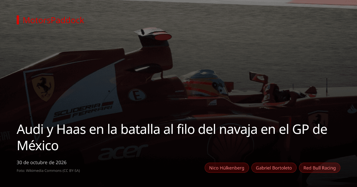 Audi y Haas en la batalla al filo del navaja en el GP de México