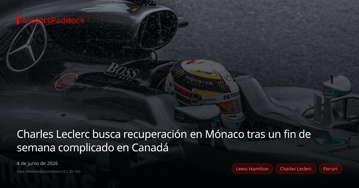 Charles Leclerc busca recuperación en Mónaco tras un fin de semana complicado en Canadá