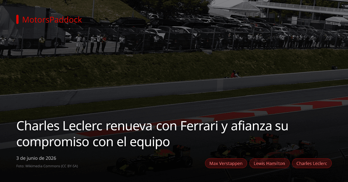 Charles Leclerc renueva con Ferrari y afianza su compromiso con el equipo