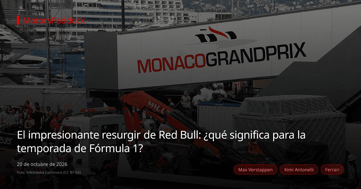 El impresionante resurgir de Red Bull: ¿qué significa para la temporada de Fórmula 1?