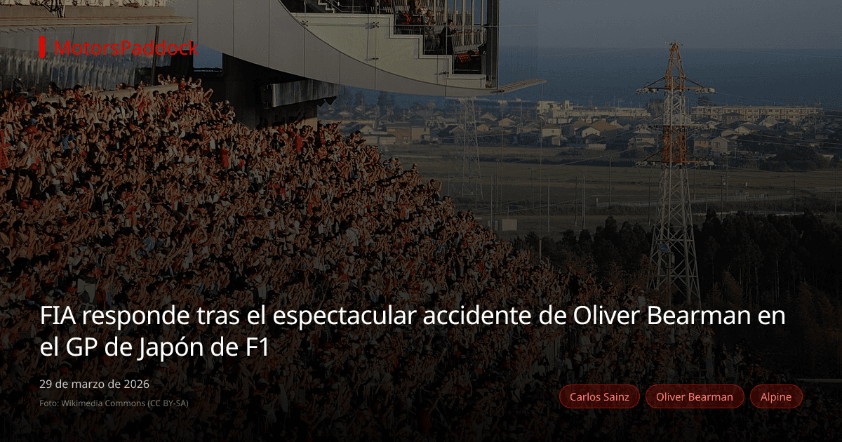 FIA responde tras el espectacular accidente de Oliver Bearman en el GP de Japón de F1