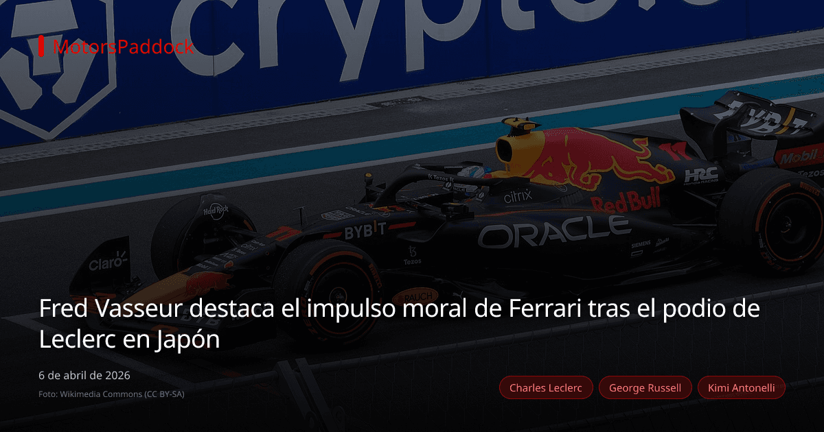 Fred Vasseur destaca el impulso moral de Ferrari tras el podio de Leclerc en Japón