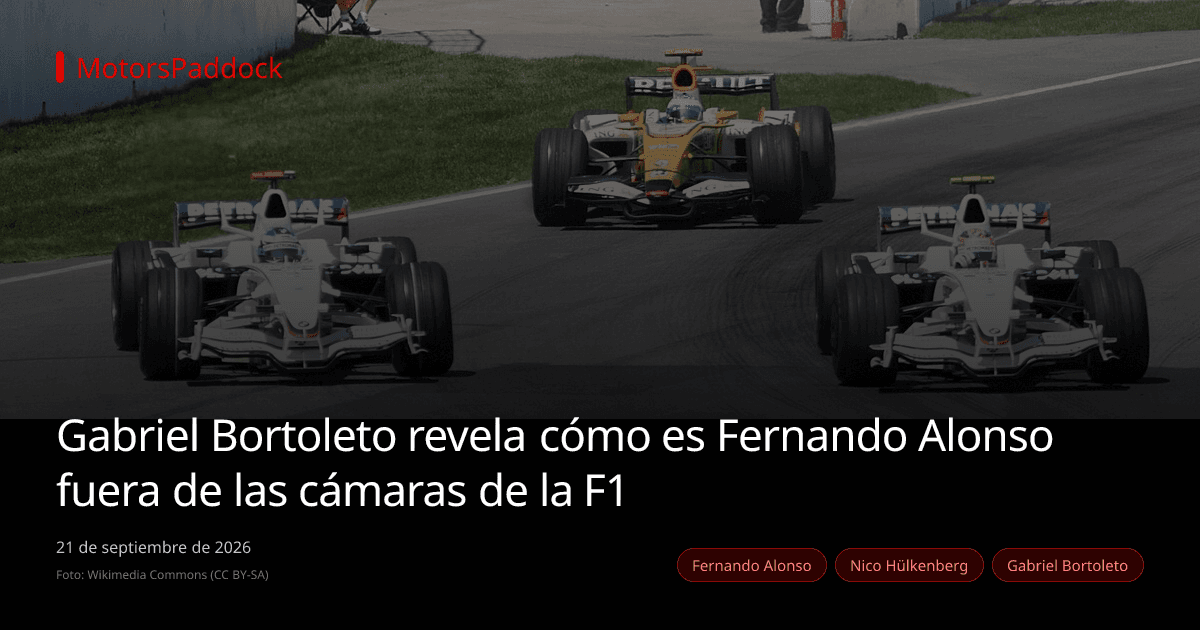 Gabriel Bortoleto revela cómo es Fernando Alonso fuera de las cámaras de la F1