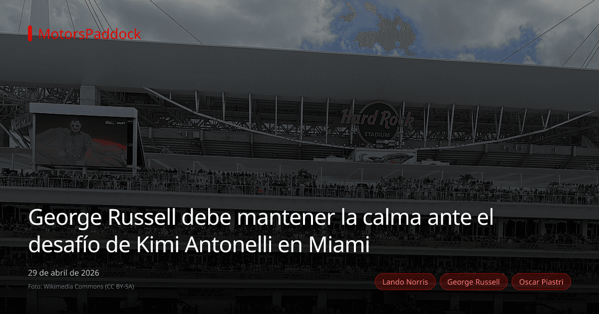 George Russell debe mantener la calma ante el desafío de Kimi Antonelli en Miami