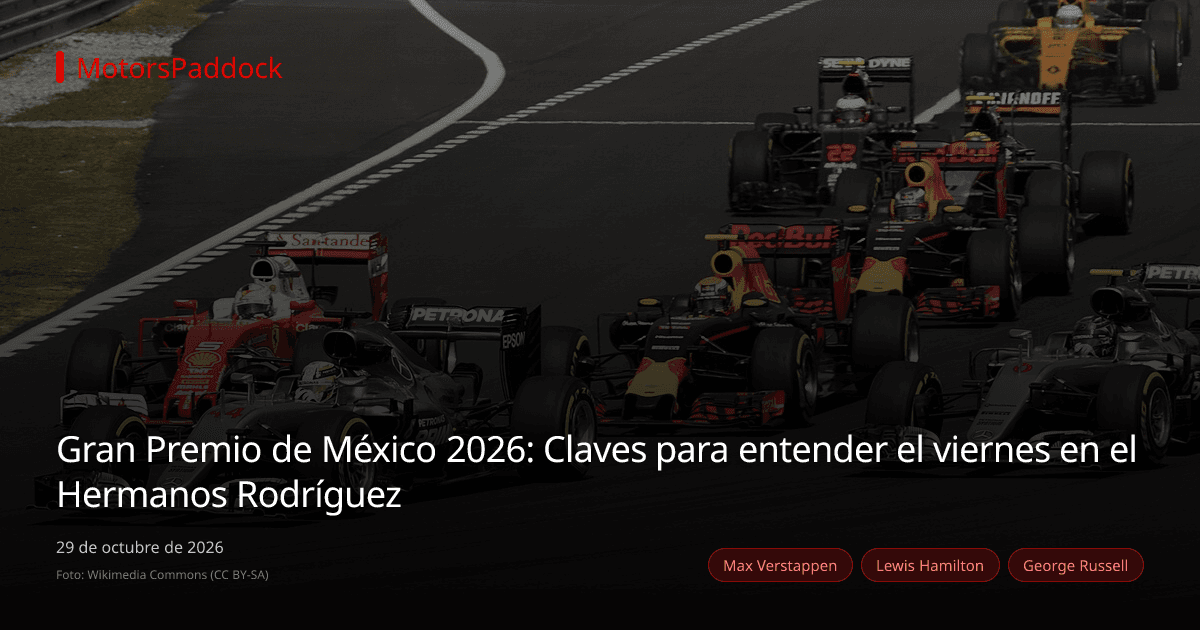 Gran Premio de México 2026: Claves para entender el viernes en el Hermanos Rodríguez