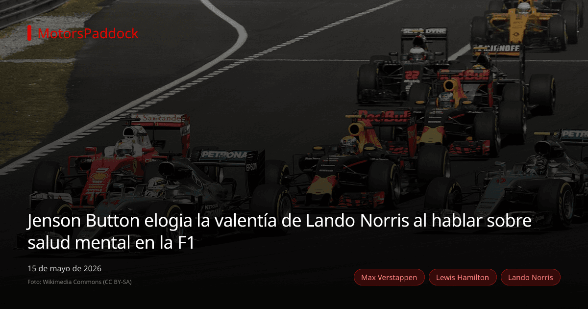 Jenson Button elogia la valentía de Lando Norris al hablar sobre salud mental en la F1
