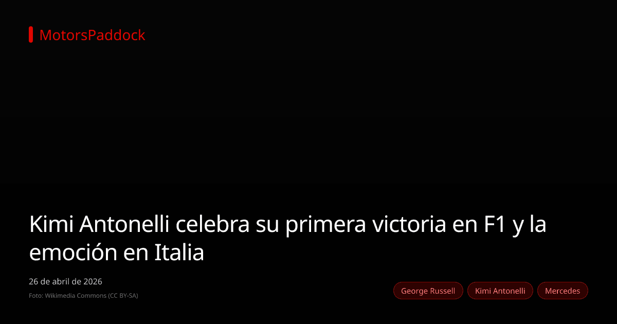 Kimi Antonelli celebra su primera victoria en F1 y la emoción en Italia
