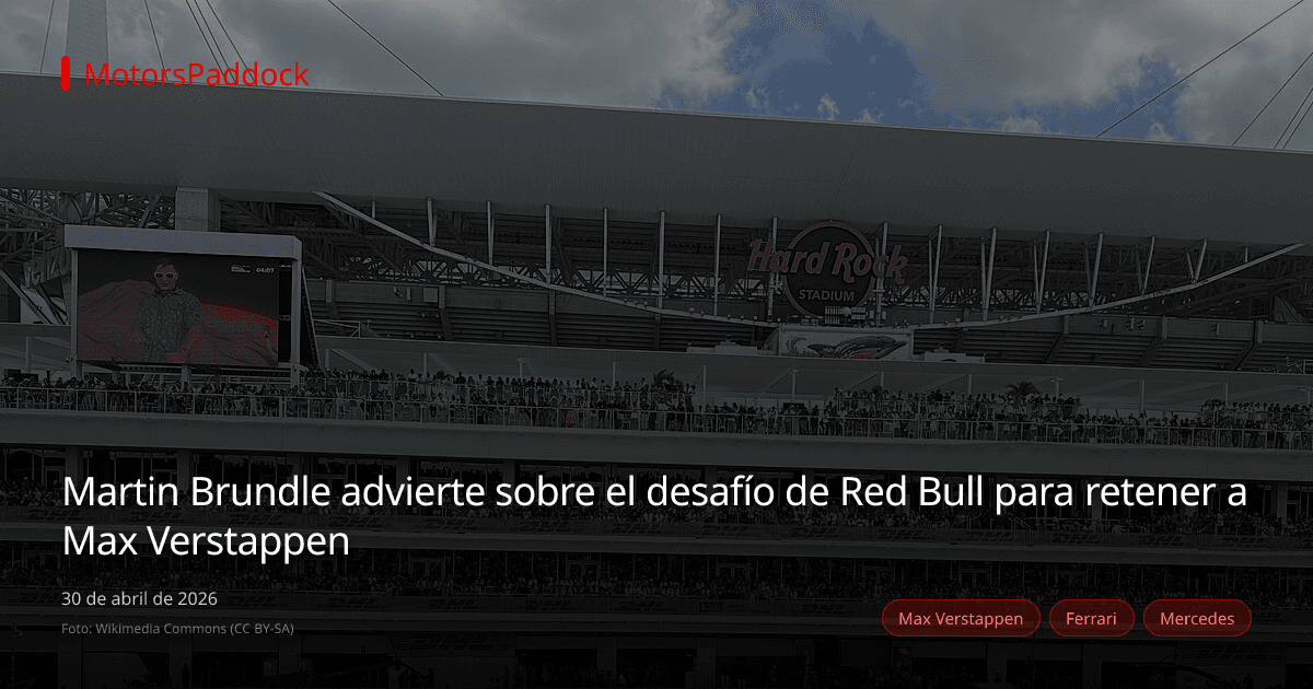 Martin Brundle advierte sobre el desafío de Red Bull para retener a Max Verstappen
