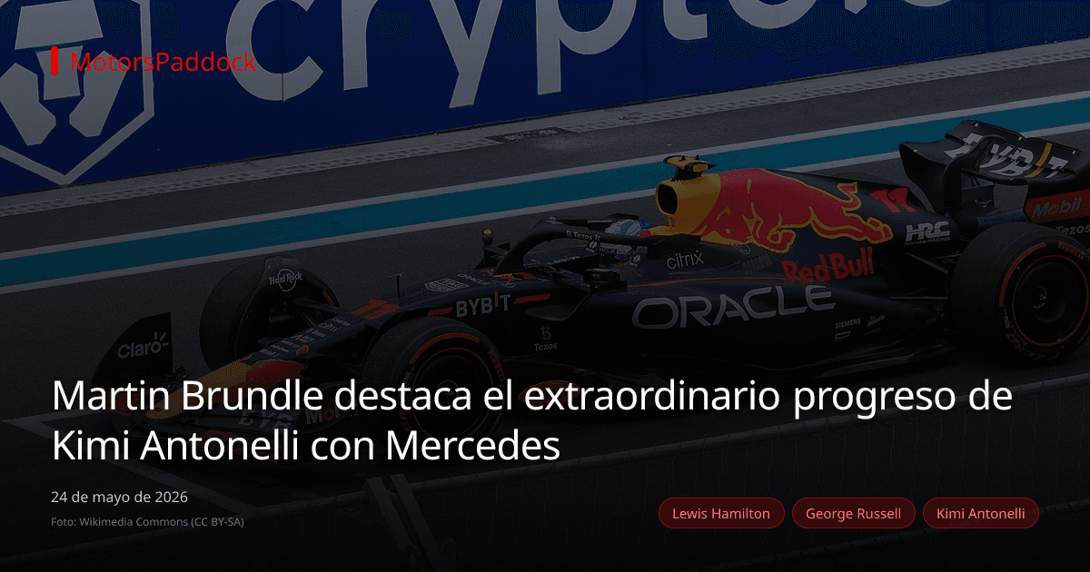 Martin Brundle destaca el extraordinario progreso de Kimi Antonelli con Mercedes
