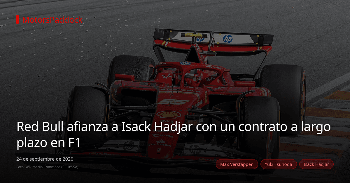 Red Bull afianza a Isack Hadjar con un contrato a largo plazo en F1