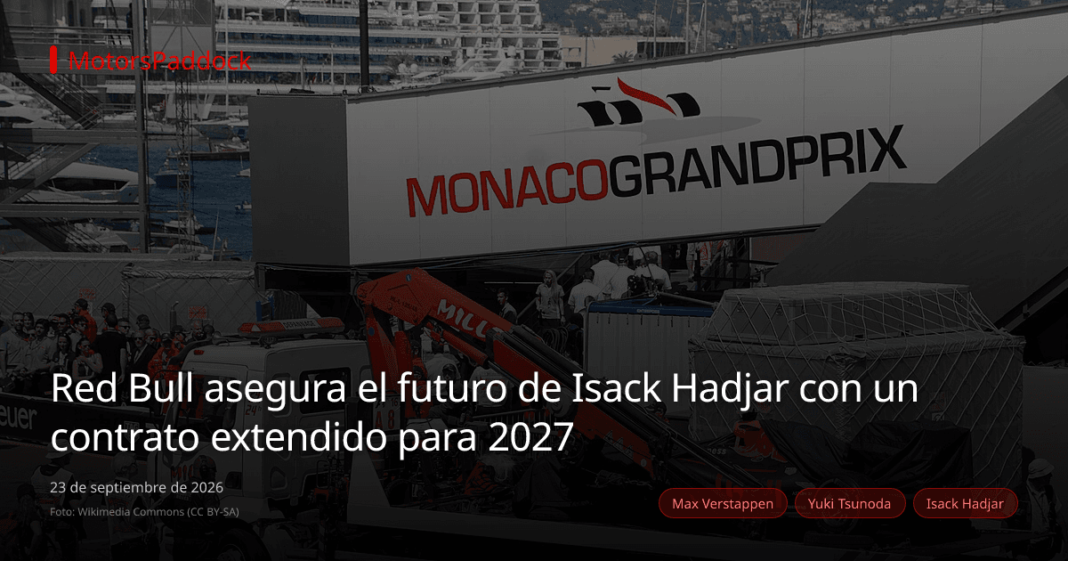 Red Bull asegura el futuro de Isack Hadjar con un contrato extendido para 2027