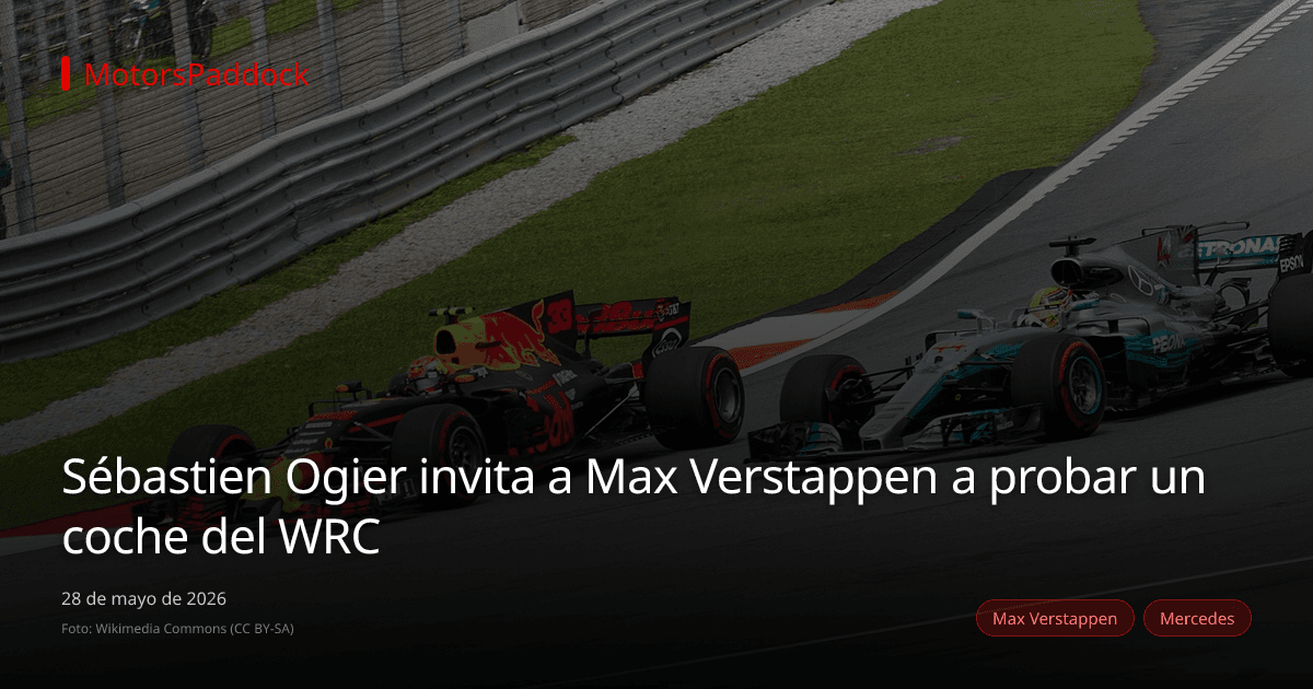 Sébastien Ogier invita a Max Verstappen a probar un coche del WRC