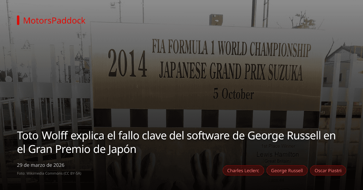 Toto Wolff explica el fallo clave del software de George Russell en el Gran Premio de Japón
