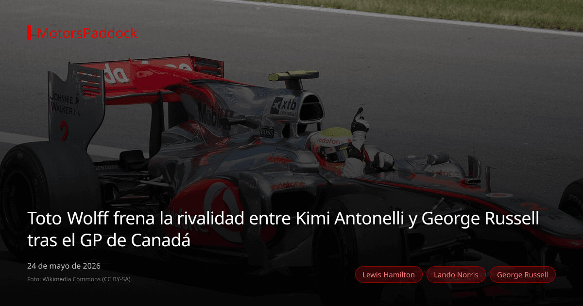 Toto Wolff frena la rivalidad entre Kimi Antonelli y George Russell tras el GP de Canadá