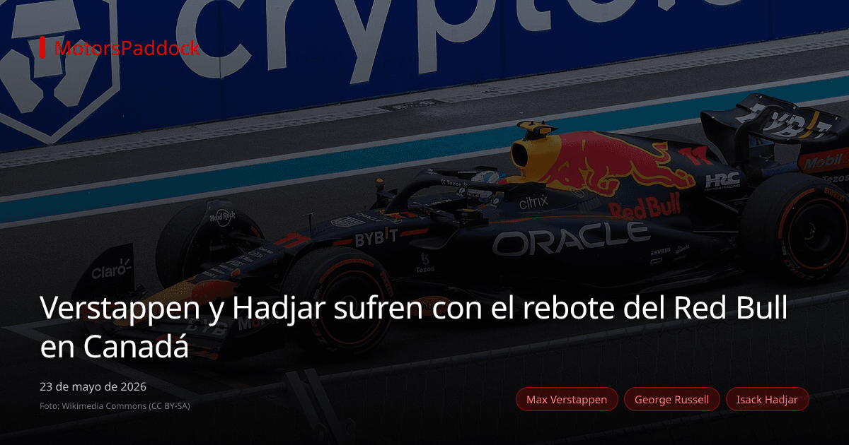 Verstappen y Hadjar sufren con el rebote del Red Bull en Canadá