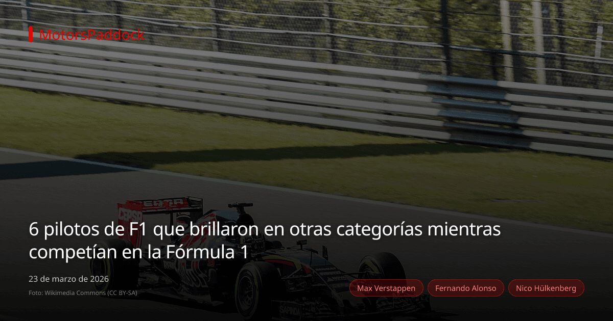 6 pilotos de F1 que brillaron en otras categorías mientras competían en la Fórmula 1