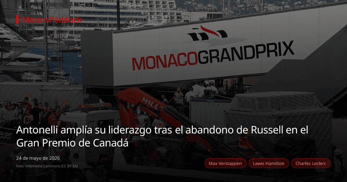 Antonelli amplía su liderazgo tras el abandono de Russell en el Gran Premio de Canadá