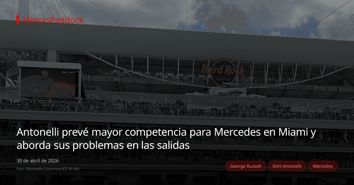 Antonelli prevé mayor competencia para Mercedes en Miami y aborda sus problemas en las salidas