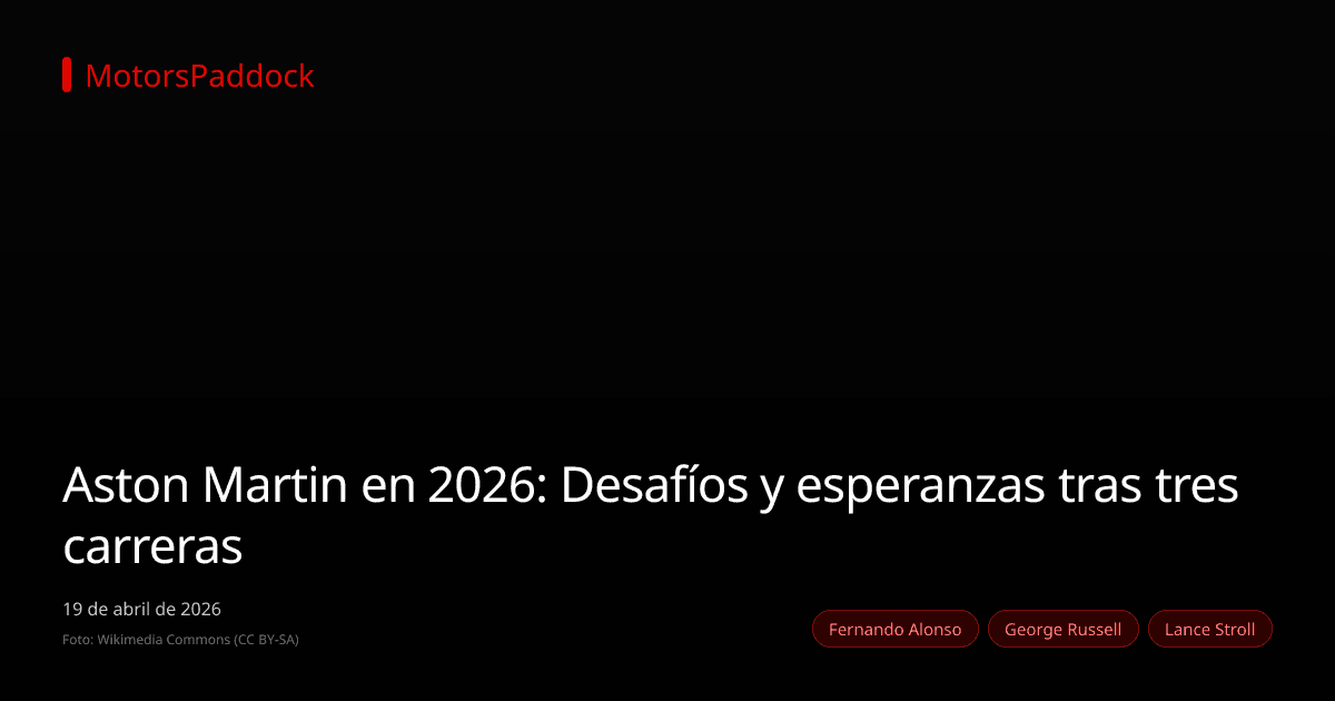 Aston Martin en 2026: Desafíos y esperanzas tras tres carreras