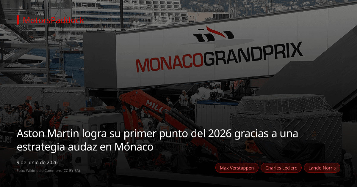 Aston Martin logra su primer punto del 2026 gracias a una estrategia audaz en Mónaco