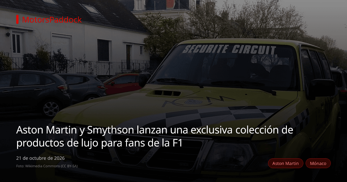 Aston Martin y Smythson lanzan una exclusiva colección de productos de lujo para fans de la F1