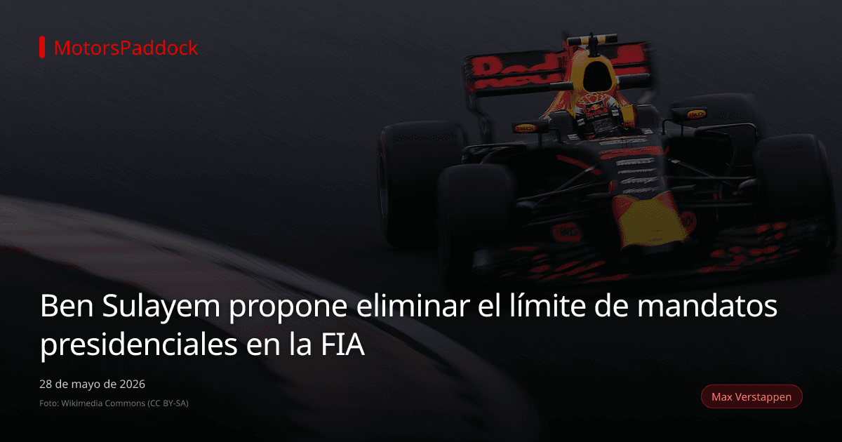 Ben Sulayem propone eliminar el límite de mandatos presidenciales en la FIA