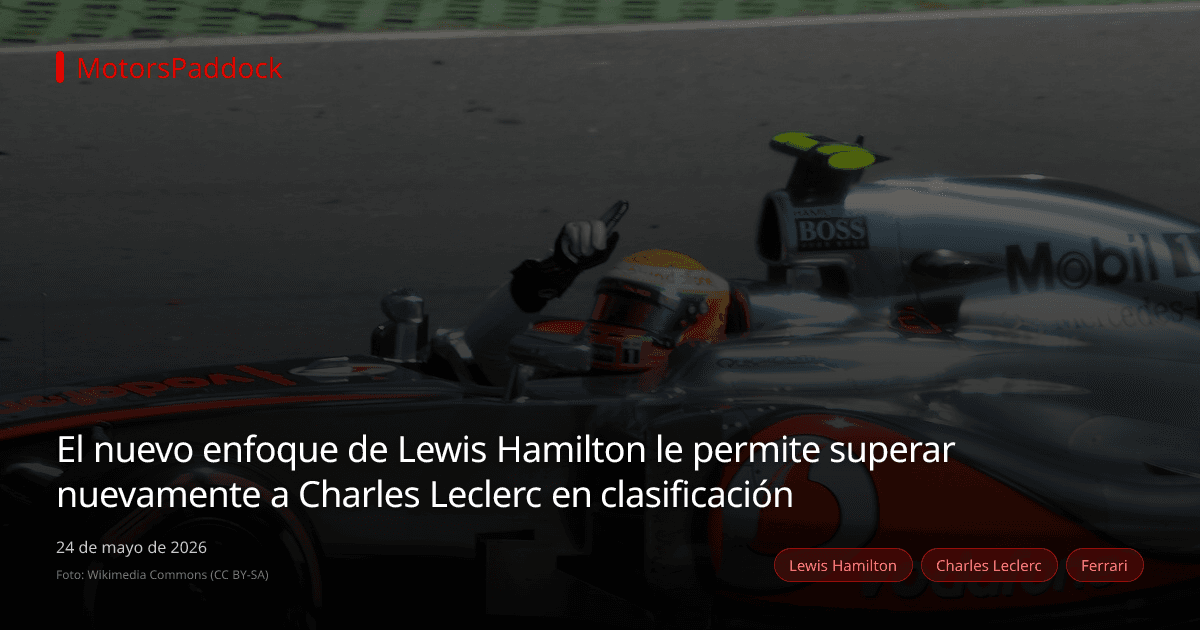 El nuevo enfoque de Lewis Hamilton le permite superar nuevamente a Charles Leclerc en clasificación