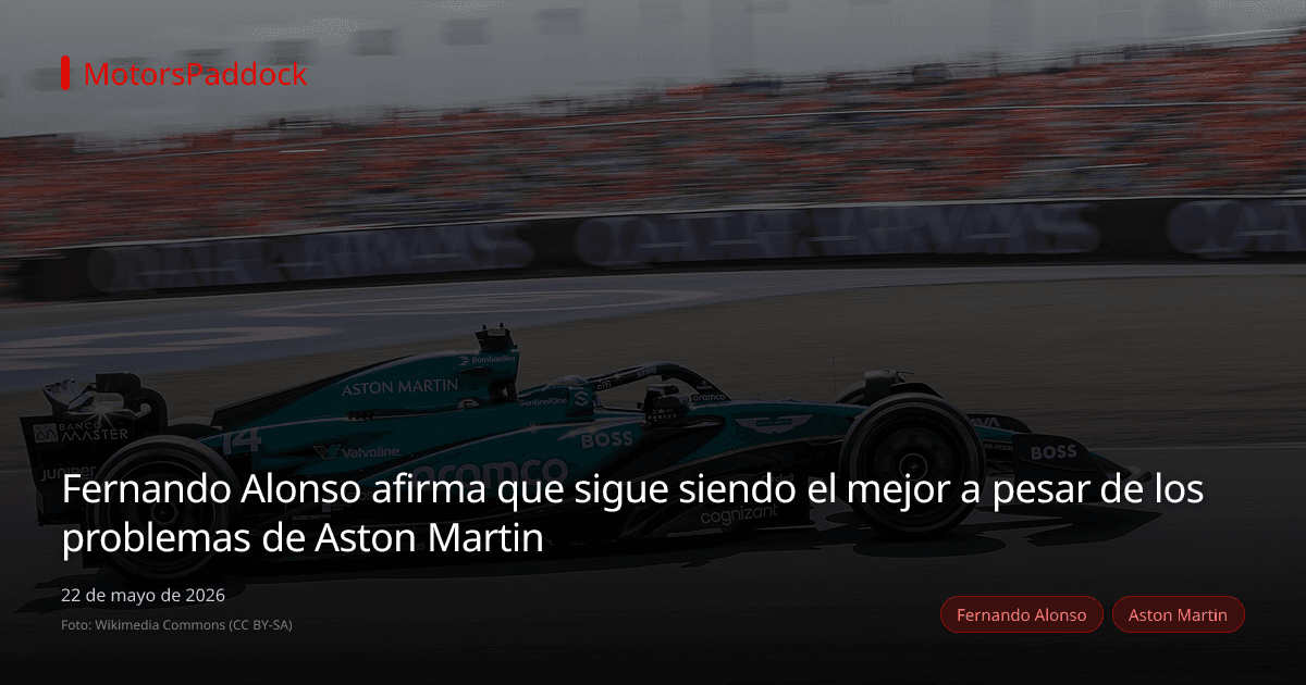 Fernando Alonso afirma que sigue siendo el mejor a pesar de los problemas de Aston Martin