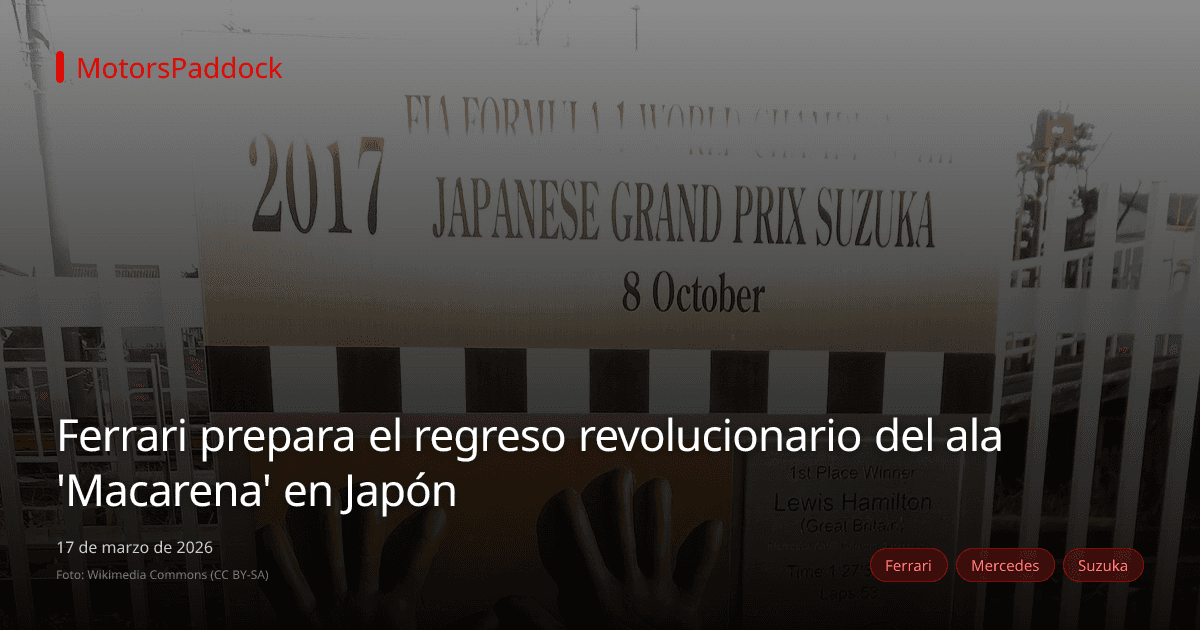 Ferrari prepara el regreso revolucionario del ala 'Macarena' en Japón