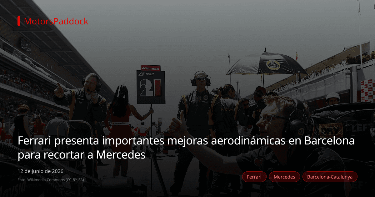 Ferrari presenta importantes mejoras aerodinámicas en Barcelona para recortar a Mercedes