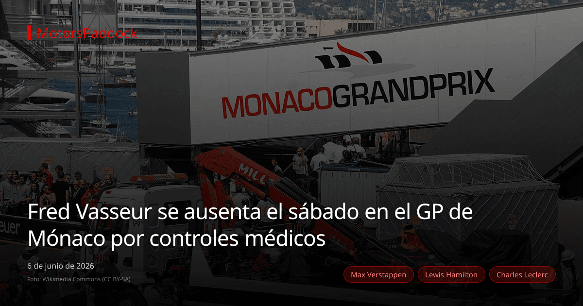 Fred Vasseur se ausenta el sábado en el GP de Mónaco por controles médicos