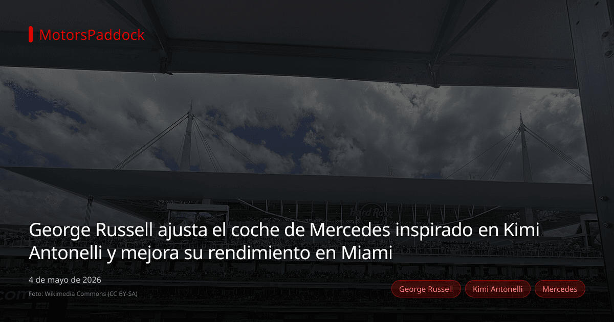 George Russell ajusta el coche de Mercedes inspirado en Kimi Antonelli y mejora su rendimiento en Miami