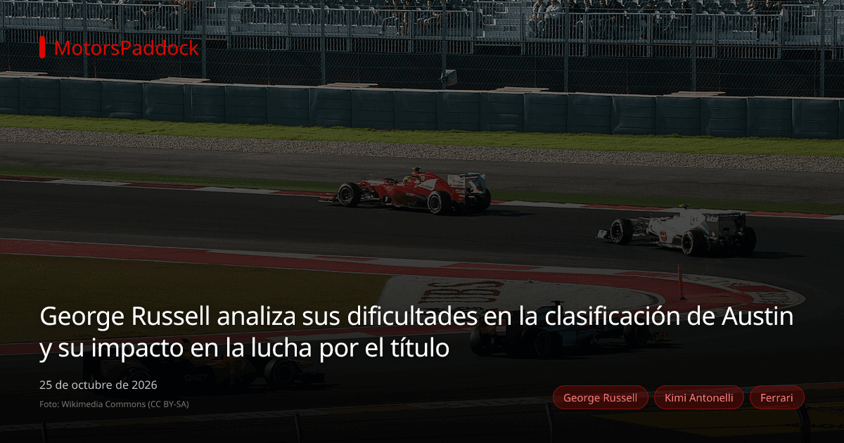 George Russell analiza sus dificultades en la clasificación de Austin y su impacto en la lucha por el título