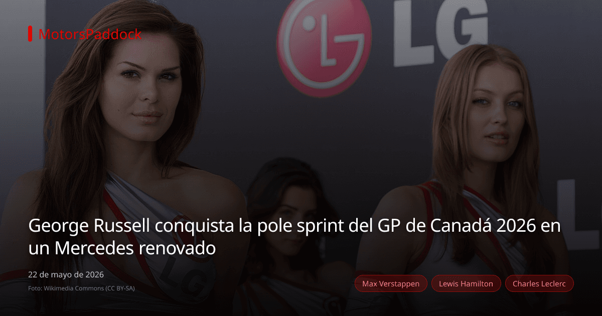 George Russell conquista la pole sprint del GP de Canadá 2026 en un Mercedes renovado