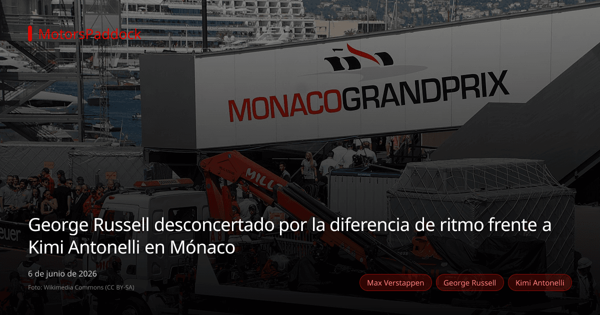George Russell desconcertado por la diferencia de ritmo frente a Kimi Antonelli en Mónaco