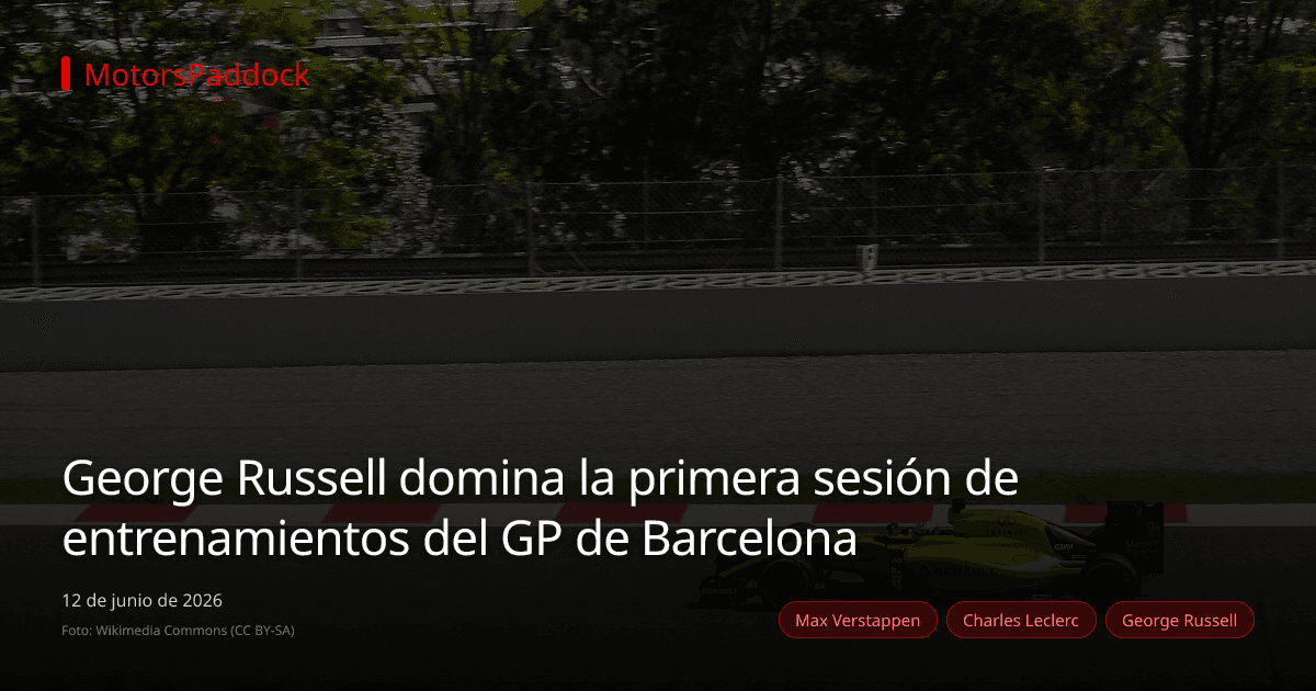 George Russell domina la primera sesión de entrenamientos del GP de Barcelona
