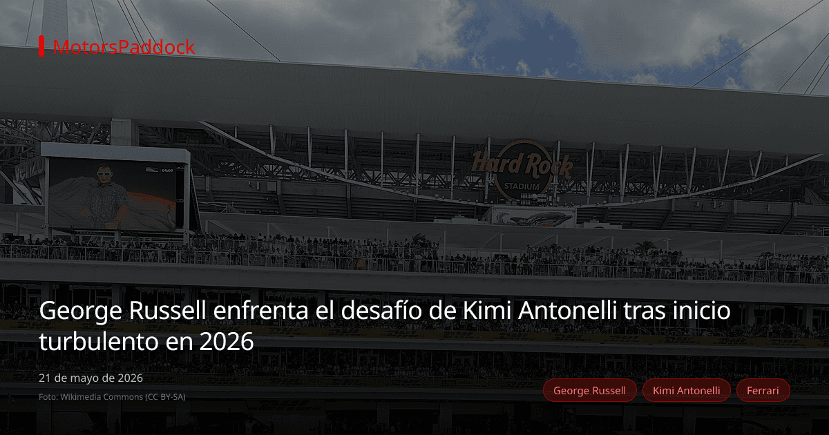 George Russell enfrenta el desafío de Kimi Antonelli tras inicio turbulento en 2026