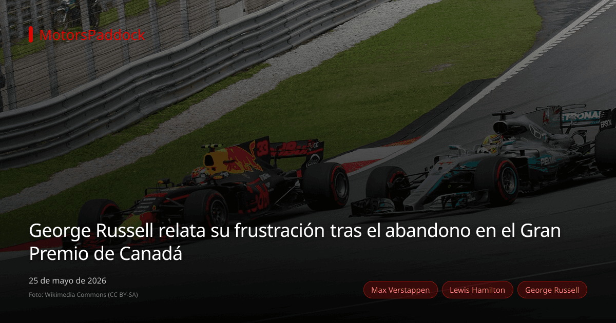 George Russell relata su frustración tras el abandono en el Gran Premio de Canadá