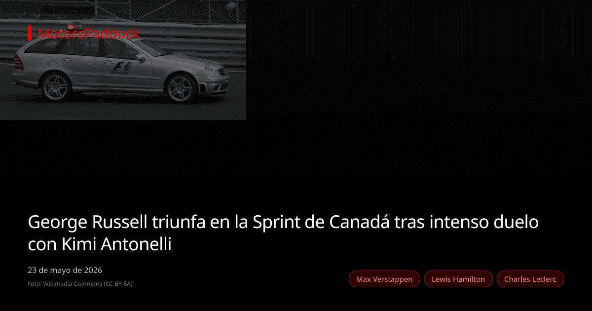 George Russell triunfa en la Sprint de Canadá tras intenso duelo con Kimi Antonelli
