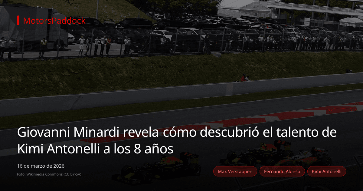 Giovanni Minardi revela cómo descubrió el talento de Kimi Antonelli a los 8 años