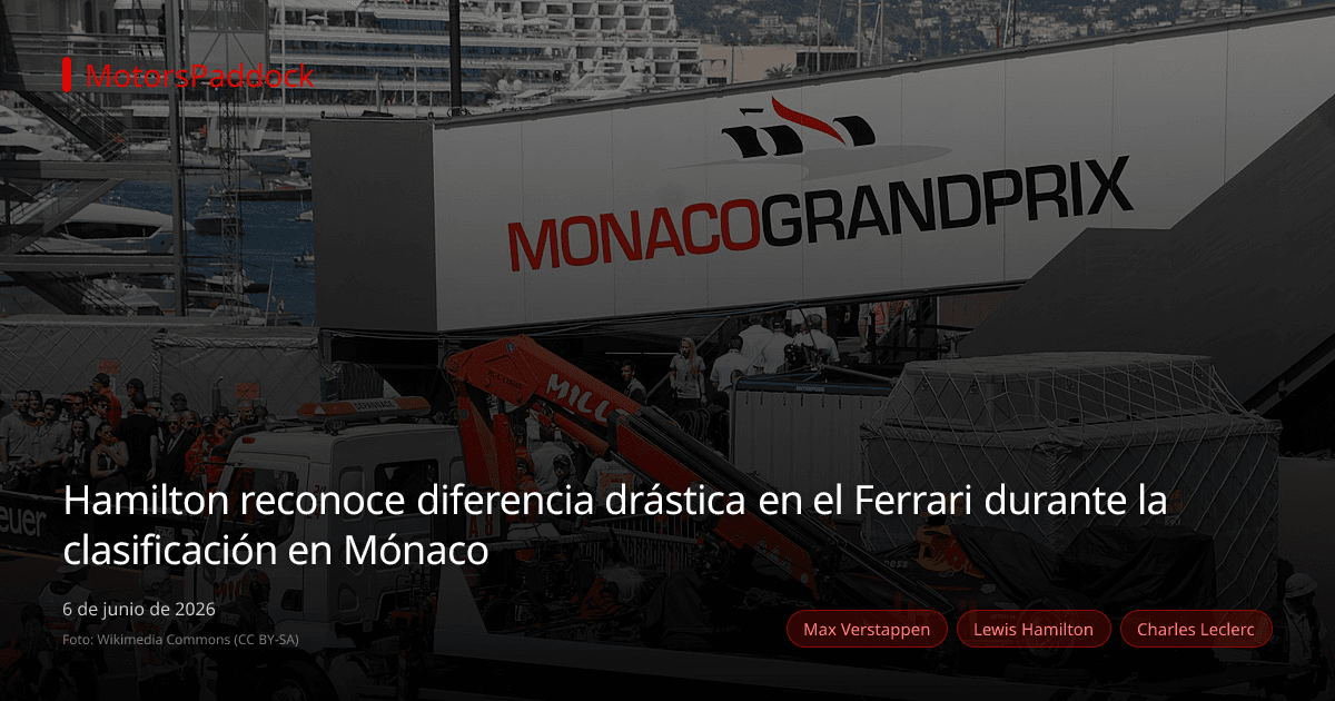 Hamilton reconoce diferencia drástica en el Ferrari durante la clasificación en Mónaco