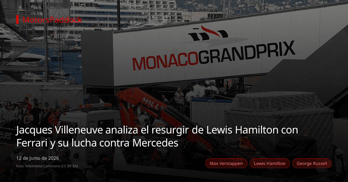 Jacques Villeneuve analiza el resurgir de Lewis Hamilton con Ferrari y su lucha contra Mercedes