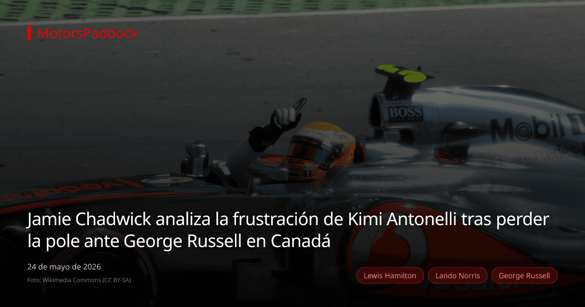 Jamie Chadwick analiza la frustración de Kimi Antonelli tras perder la pole ante George Russell en Canadá