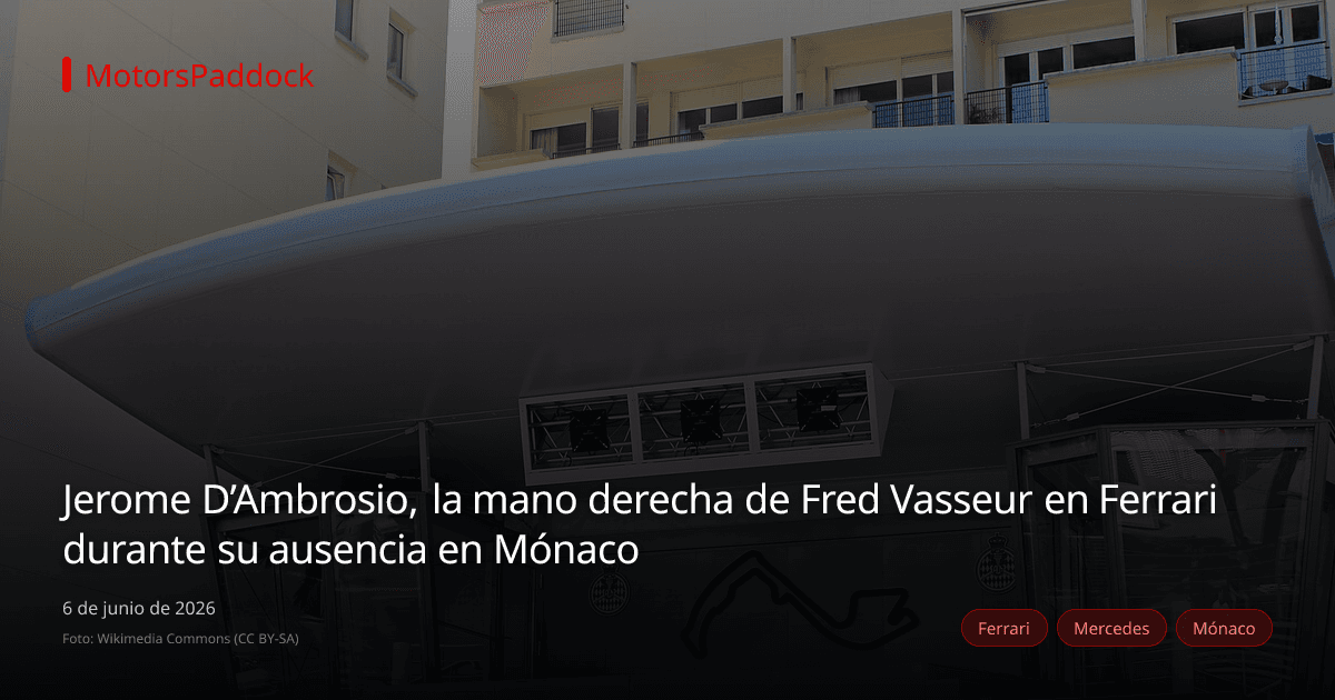 Jerome D’Ambrosio, la mano derecha de Fred Vasseur en Ferrari durante su ausencia en Mónaco