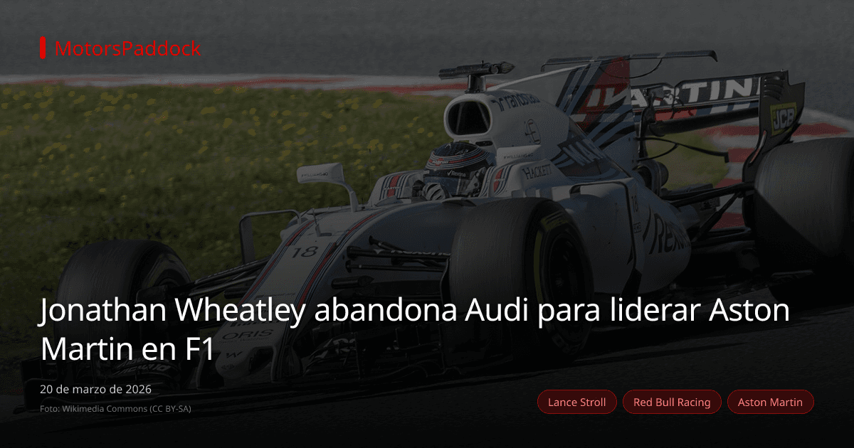 Jonathan Wheatley abandona Audi para liderar Aston Martin en F1