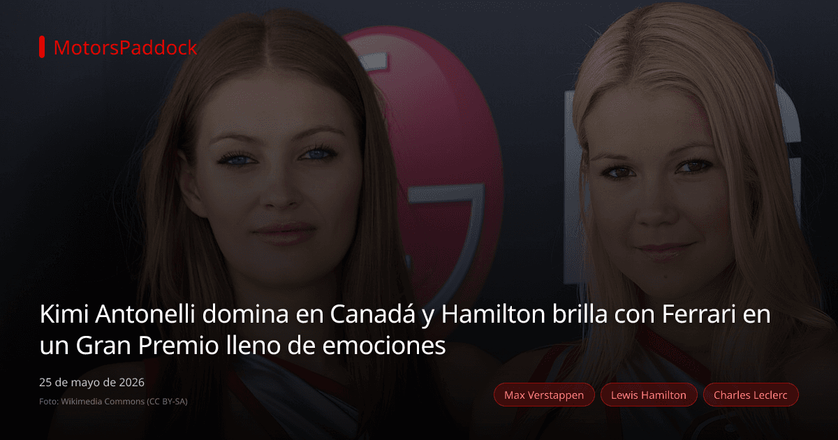 Kimi Antonelli domina en Canadá y Hamilton brilla con Ferrari en un Gran Premio lleno de emociones