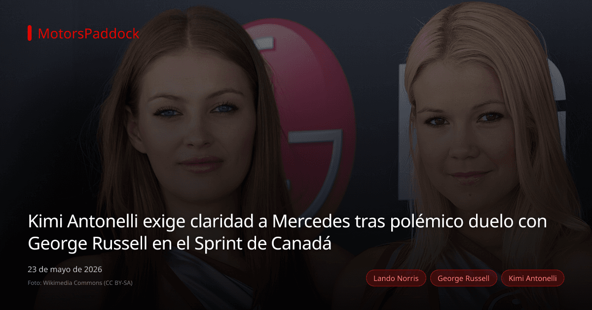 Kimi Antonelli exige claridad a Mercedes tras polémico duelo con George Russell en el Sprint de Canadá