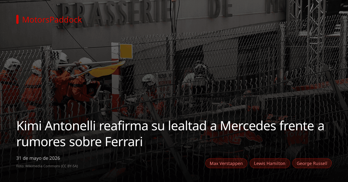 Kimi Antonelli reafirma su lealtad a Mercedes frente a rumores sobre Ferrari