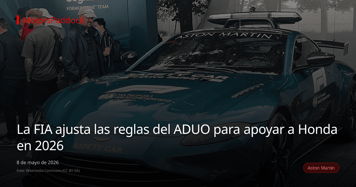 La FIA ajusta las reglas del ADUO para apoyar a Honda en 2026