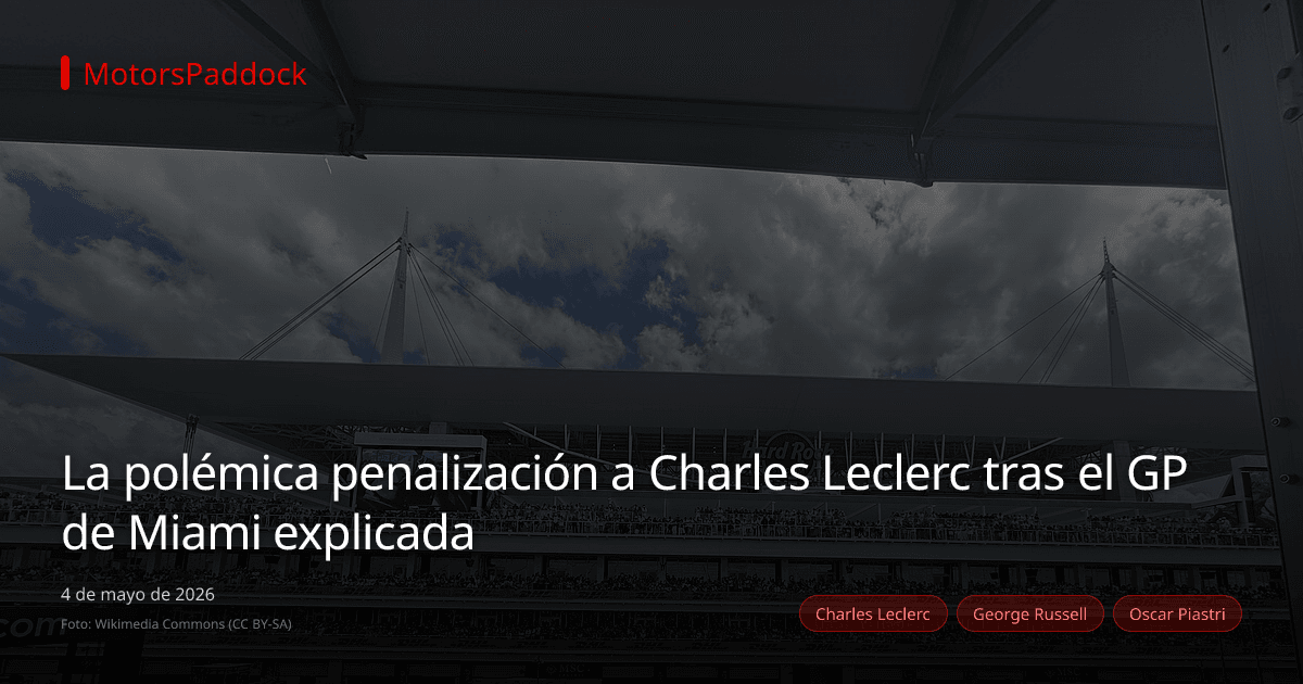 La polémica penalización a Charles Leclerc tras el GP de Miami explicada